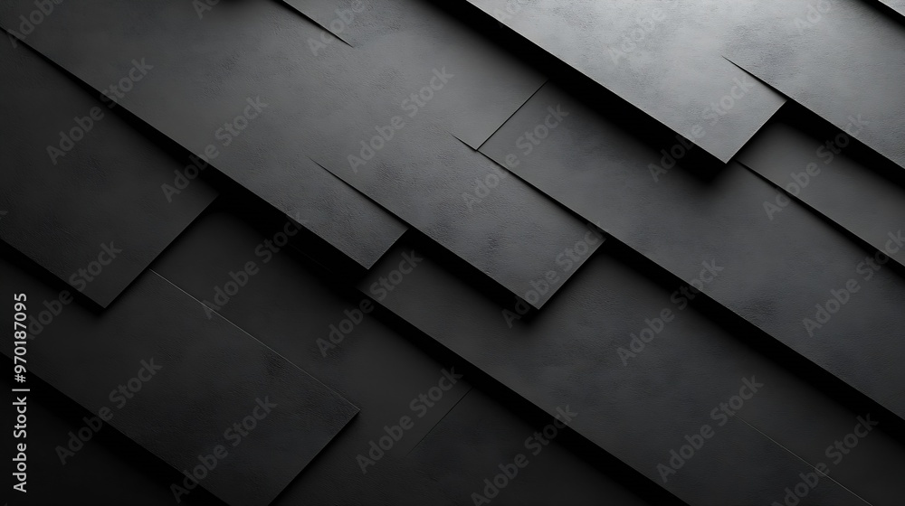 Poster black white dark gray abstract background geometric pattern shape line triangle polygon angle gradie