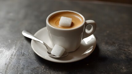 Fototapeta premium Coffee and Sugar Cubes