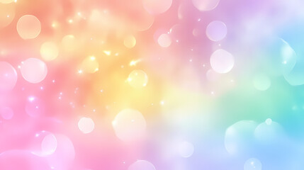 Obraz premium Pastel rainbow gradient: a delightful gradient background showcasing a soft and dreamy rainbow of pastel colors. Pastel. Illustration