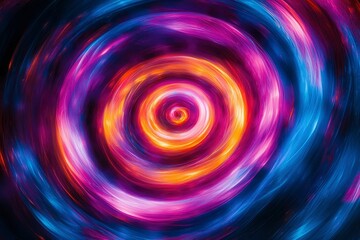 Obraz premium Abstract Swirling Light Pattern in Vibrant Hues