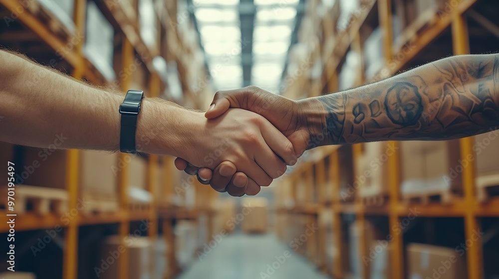 Poster People hands and fist bump in workplace for teamwork collaboration and solidarity with synergy Employee circle and trust for strategy partnership with support diversity and mission in  : Generative AI