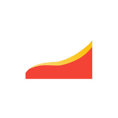 red and gold corner border