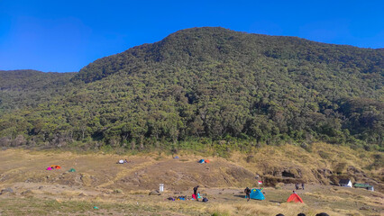 Alun alun surya kencana, Mount Gede Pangrango