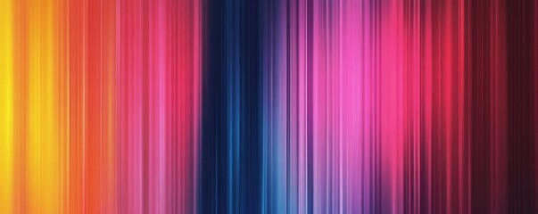 Colorful vertical gradient light streaks on dark