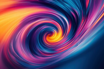 Obraz premium Abstract Swirling Pattern of Vibrant Colors