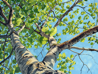 Fototapeta premium Branches of a tree