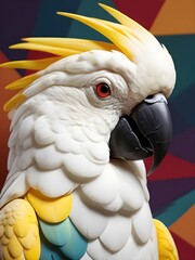 Sulfur-crested cockatoo design
