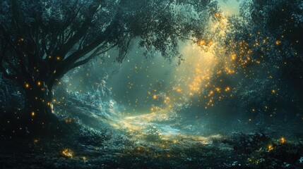 Enchanted luminous atmosphere