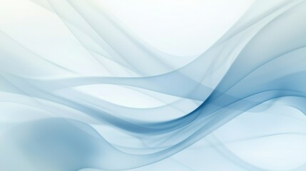 Fototapeta premium Soft, flowing ribbons of smoke blending in the air, creating ethereal forms