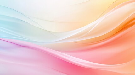 Naklejka premium Abstract, flowing color gradients in soft, muted tones