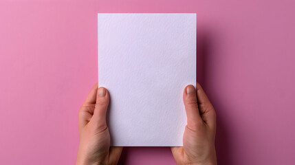 Obraz premium Two White Vertical Paper Sheets Mockup Flye
