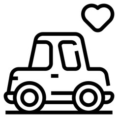 Wedding Car Icon