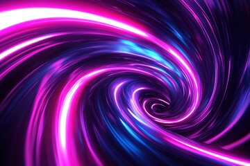 Fototapeta premium Abstract Swirling Purple and Blue Lights