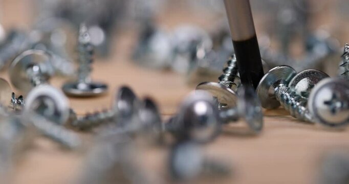 steel self-tapping screws for fixing wooden objects, galvanized self-tapping screws for attaching objects to wooden objects