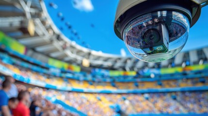 Security Cameras: Installed throughout the venue to observe and record activities, these devices help maintain safety for spectators and participants during events.
