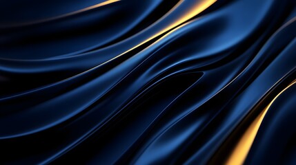 Fototapeta premium Futuristic design, smooth and sleek shapes, cool metallic finish, abstract modern art, minimalistic geometry