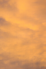 Burning sky in Paris, France