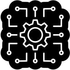 API integration Icon, Tech bussines