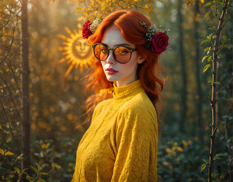 Mystical Sunburst Headpiece