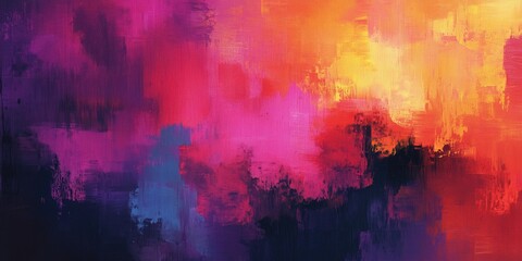 Fototapeta premium Abstract modern painting featuring vibrant colors and textures creating a dynamic digital background illustration