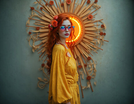 Mystical Sunburst Headpiece