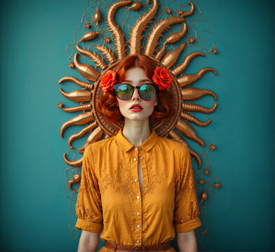 Mystical Sunburst Headpiece