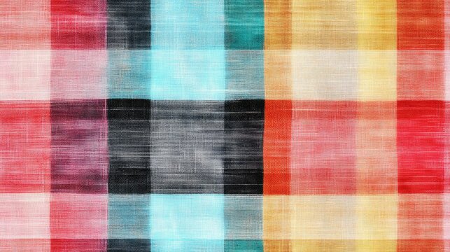 abstract texture colorful plaid pattern contemporary tartan background geometric gingham design for wallpaper fabric garment digital printing or fashion concept