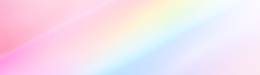 Soft pastel rainbow gradient background, gentle hues.