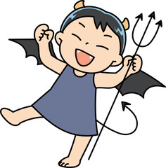 嬉しそうな悪魔
