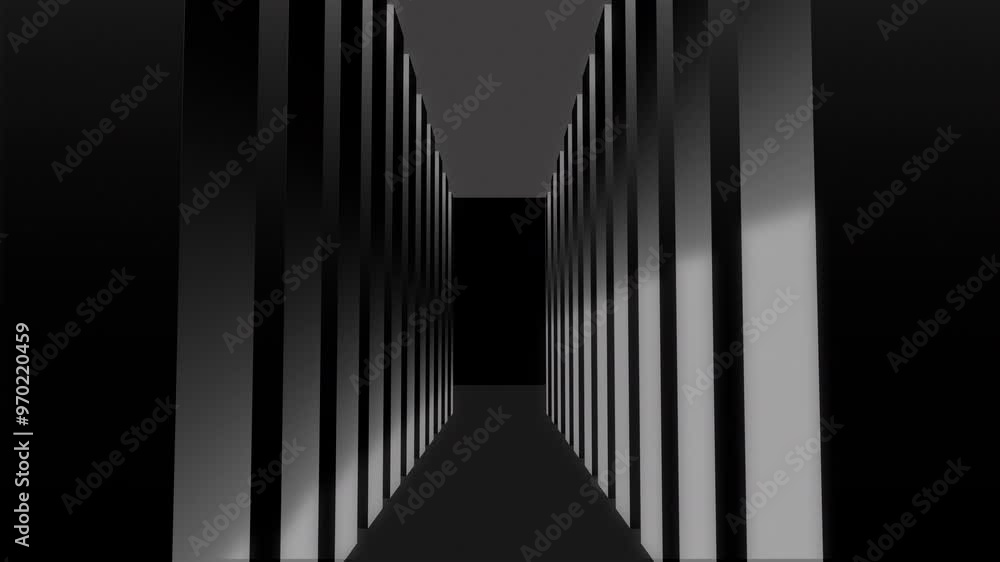 Aufkleber server room, networking and storage for data for innovation, information sharing and connectivity. i