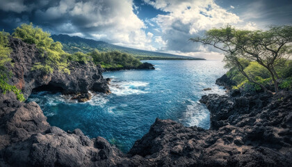 Maui, Hawaii, tropical island, paradise, ocean, vacation photo, typical place