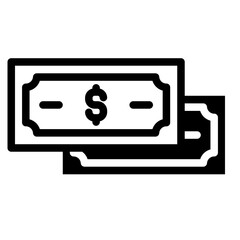 dollar banknotes icon 