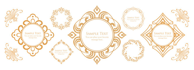 Halloween motif design material set