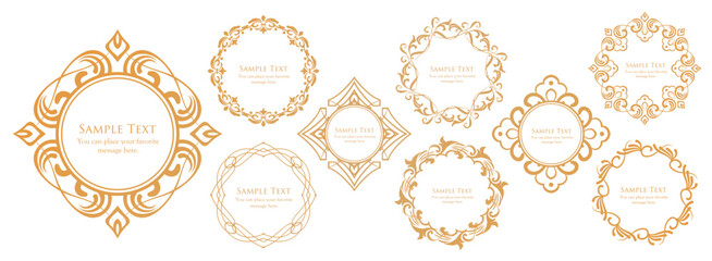 Halloween motif design material set