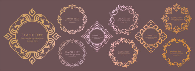 Halloween motif design material set