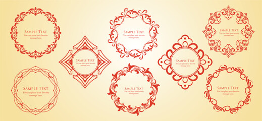 Halloween motif design material set