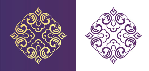 Halloween motif design material set