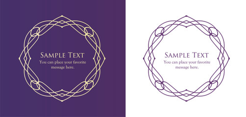 Halloween motif design material set