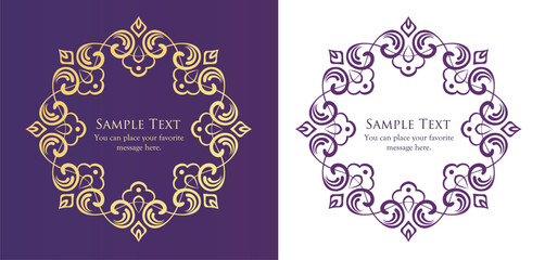 Halloween motif design material set