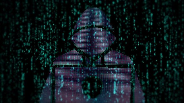 Coding, programming and hacker icon with cyber security, communication or cyberspace. Big data, cloud computing and AI software for internet, live web and future technology abstract algorithm