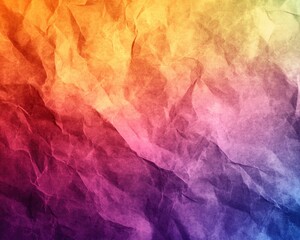 Fototapeta premium Vibrant gradient grunge backdrop perfect for 2D illustrations banners wallpapers or covers featuring a textured crumpled paper effect