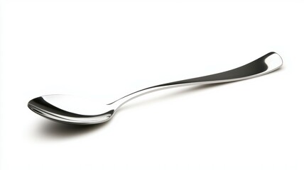 A spoon is shown on a white background