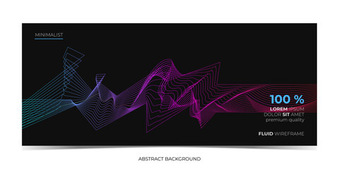 BACKGROUND 318 WITH ABSTRACT TECH WIREFRAME THEMES