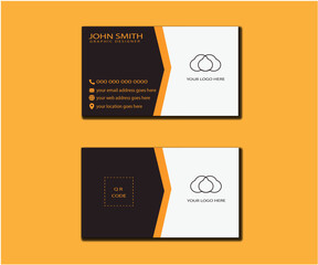 Business Card template presentation, Modern Creative and Clean Business Card Template,Luxury business card design template, business card print templates,Personal visiting card with company logo,Vecto
