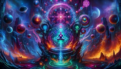 abstract fractal background