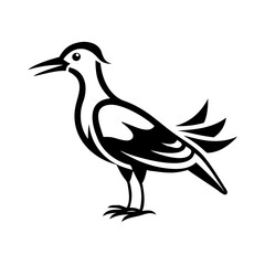 Bird Silhouette Icon - Transparent Background Clipart 