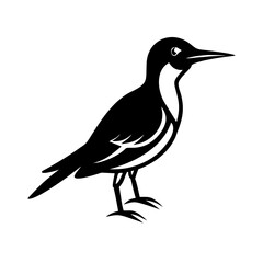 Bird Silhouette Icon - Transparent Background Clipart 