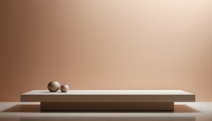 Empty brown wall background versatile for product display Empty Cream wall background product display empty 135