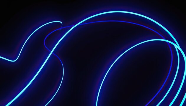 Abstract dark background with purple and blue wave lines background 513