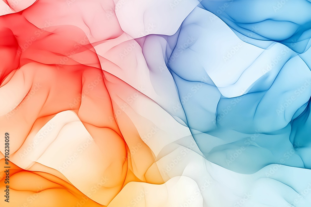 Poster vibrant chaos - abstract pop art aerial watercolor background with sharp focus and detailed patterns